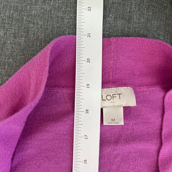 2/$20🛍LOFT Pink Open Cardigan - Picture 9 of 12